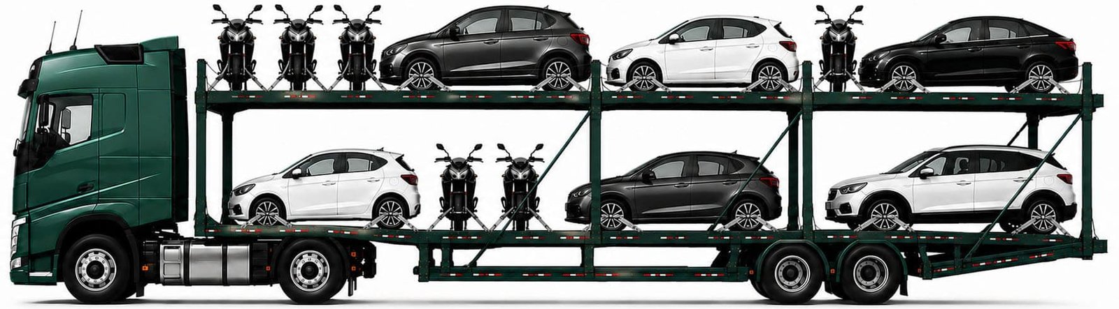 Transporte de motos com segurança para todo Brasil